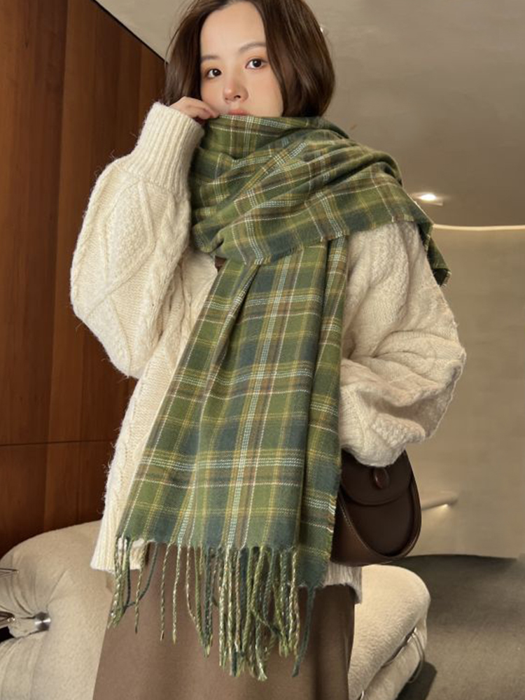 Cashmere Throw Blanket - وشاح نسائي جديد من الكشمير المقلد،