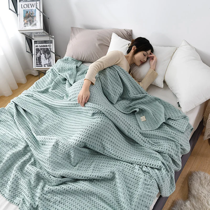 بطانية حرارية منسوجة من القطن  - مراجعة Cashmere Throw Blanket وسعره