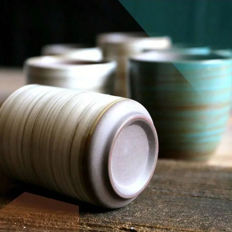 كوب من الخزف الحجري المطلي يدو - مراجعة Handmade Ceramic Mug وسعره