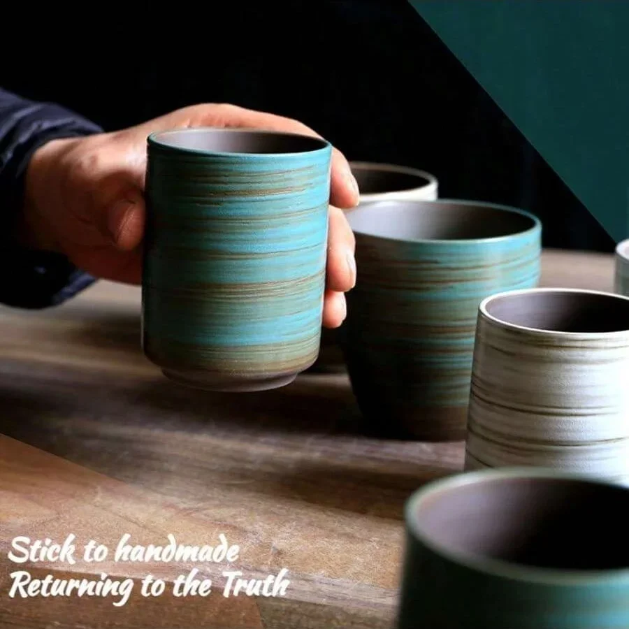 كوب من الخزف الحجري المطلي يدو - مراجعة Handmade Ceramic Mug وسعره