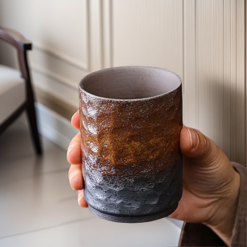 كوب حجري صيني عتيق مصنوع يدويً - مراجعة Handmade Ceramic Mug وسعره
