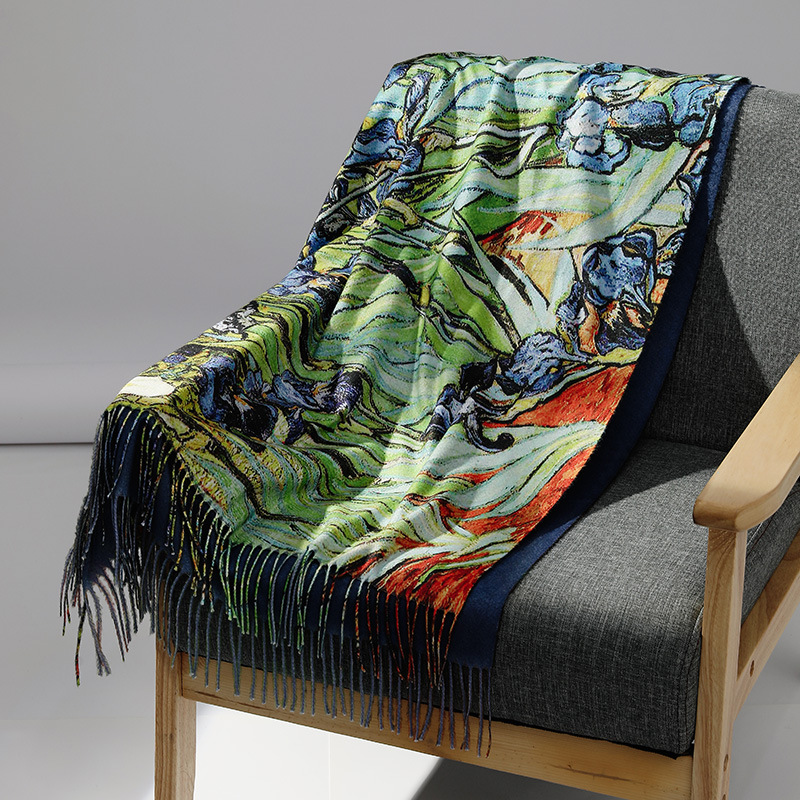 العلامة التجارية الفاخرة النفط - مراجعة Cashmere Throw Blanket وسعره