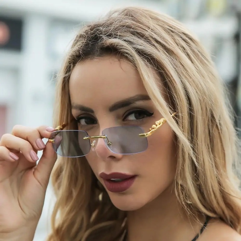 نظارات شمسية مربعة بدون إطار ل - مراجعة Luxury Lifestyle Products وسعره